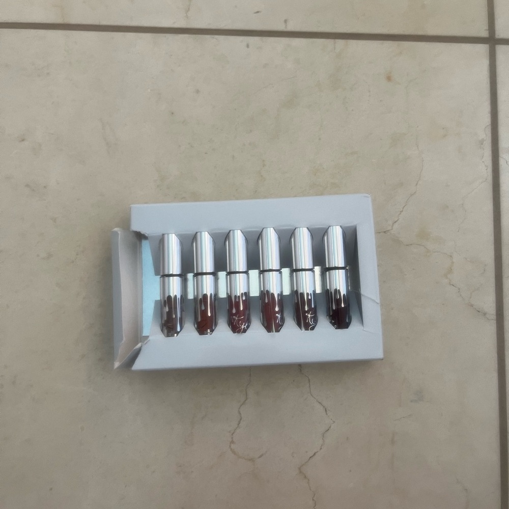 Kylie cosmetics BRAND NEW SOLD OUT holiday edition mini liquid lipsticks